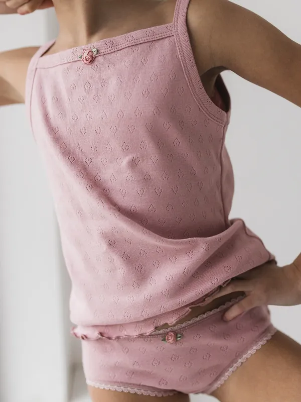 Детские трусики для девочки артикул 6479 в пудровом цвете