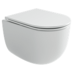 Унитаз подвесной Ceramicanova Voga торнадо 3.0 сиденье микролифт белый CN4012T