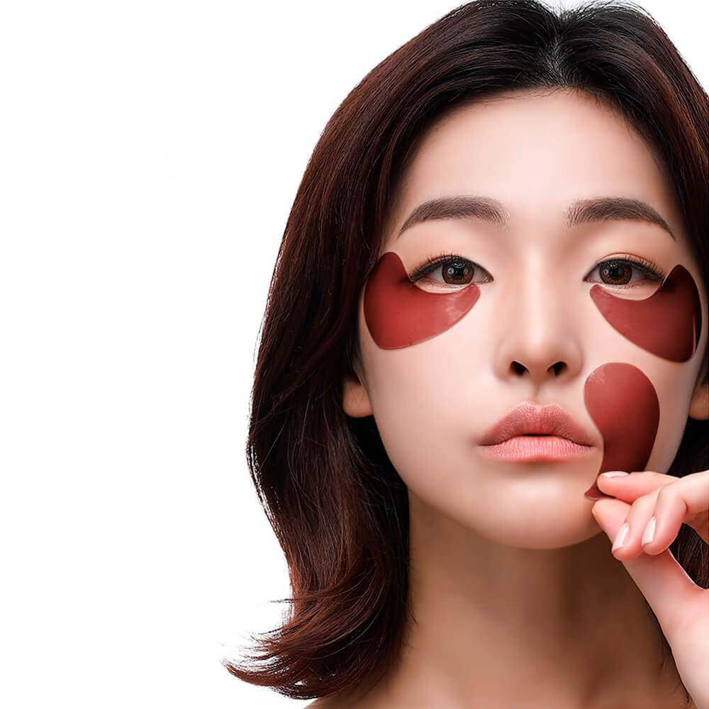Тонизирующие гидрогелевые патчи с какао Petitfee Cacao Energizing Hydrogel Eye Patch