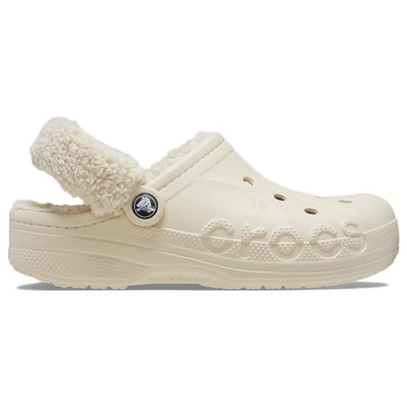 Crocs Baya Lined Fuzz Strap 'White'