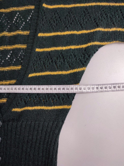 Кардиган Adilisik в желто-зеленую полоску 44-46 размер