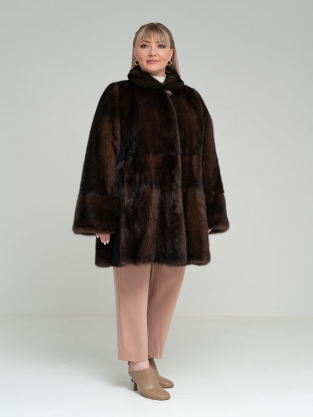 Шуба из норки