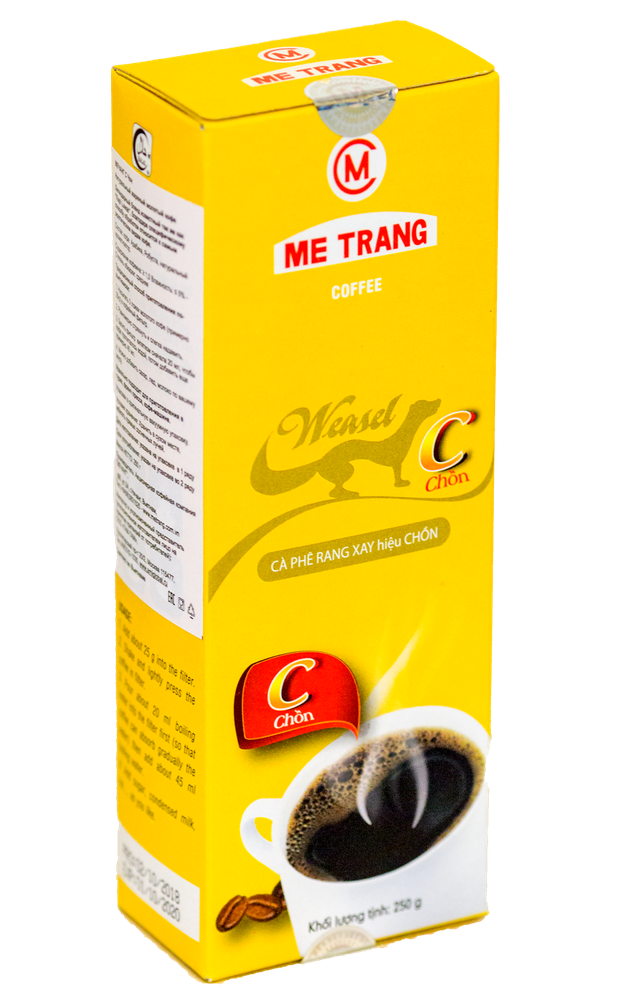 Кофе Me Trang Weasel Chon Kopi Luwak молотый 250 гр 2