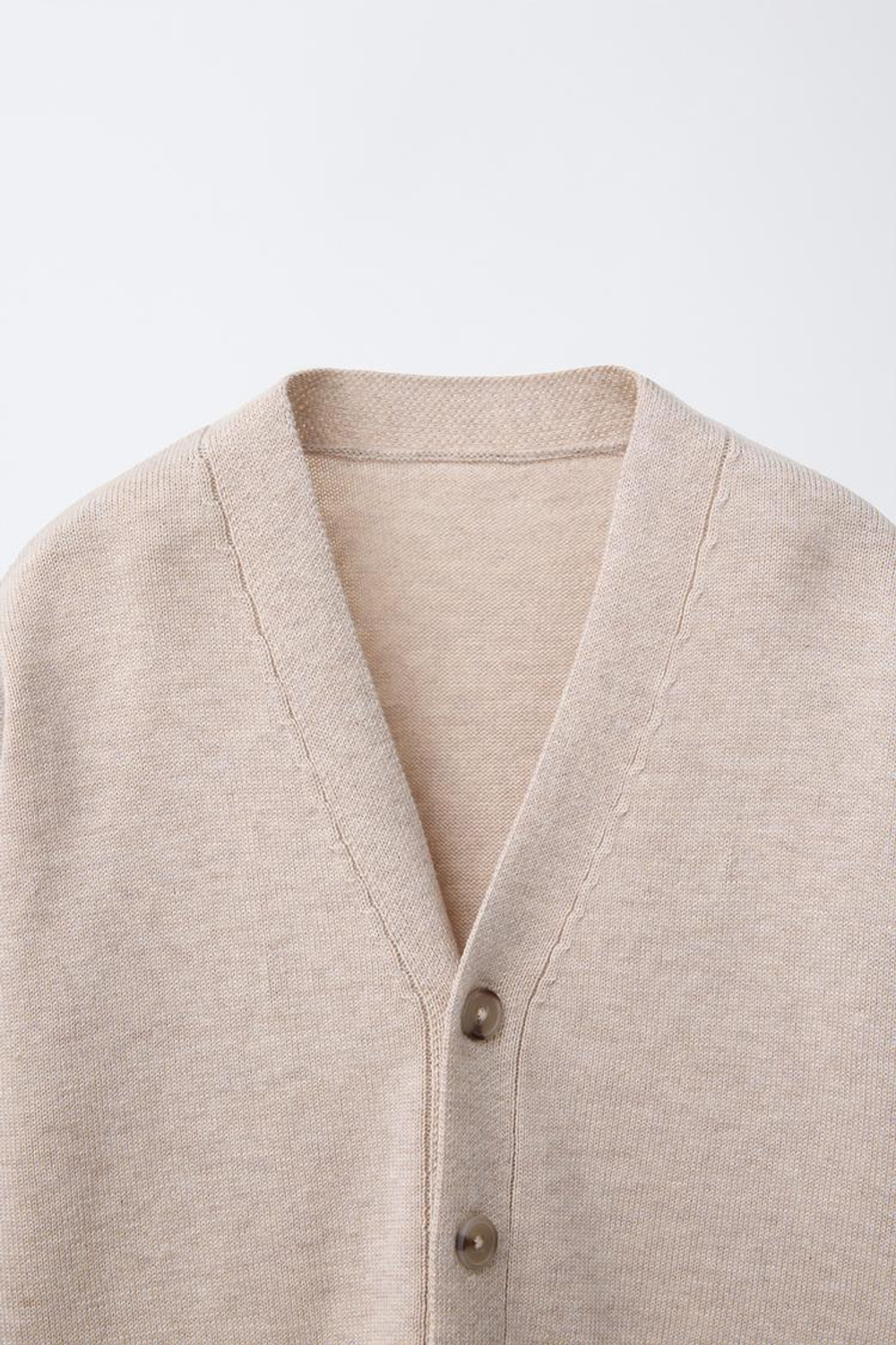 ZARA КАРДИГАН, СВЕТЛО-БЕЖЕВЫЙ