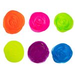 Краски акриловые НЕОНОВЫЕ для рисования и хобби BRAUBERG 6 цветов по 20 мл, 191606