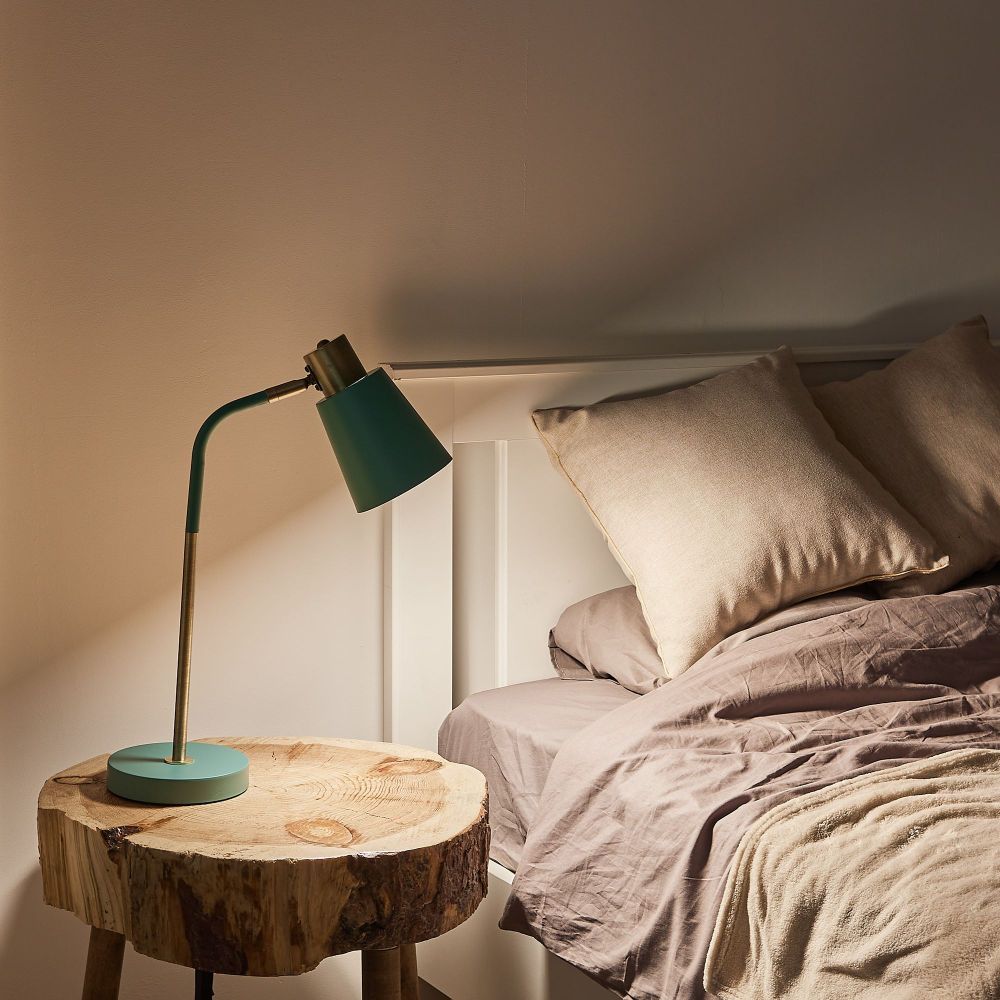 UML-B700 E27 GREEN Светильник настольный. 40W. Цоколь Е27. Механический выключатель. Зелёный. ТМ Uniel