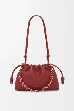 Loewe Сумка Flamenco среднего размера из мягкой кожи ягненка наппа, красный