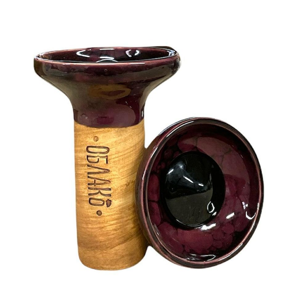 Oblako Flow Black on Wine/Black Marble