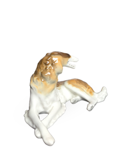 Фарфоровая статуэтка "Собака Борзая", ЛФЗ, СССР, 1947 - 1955 гг.