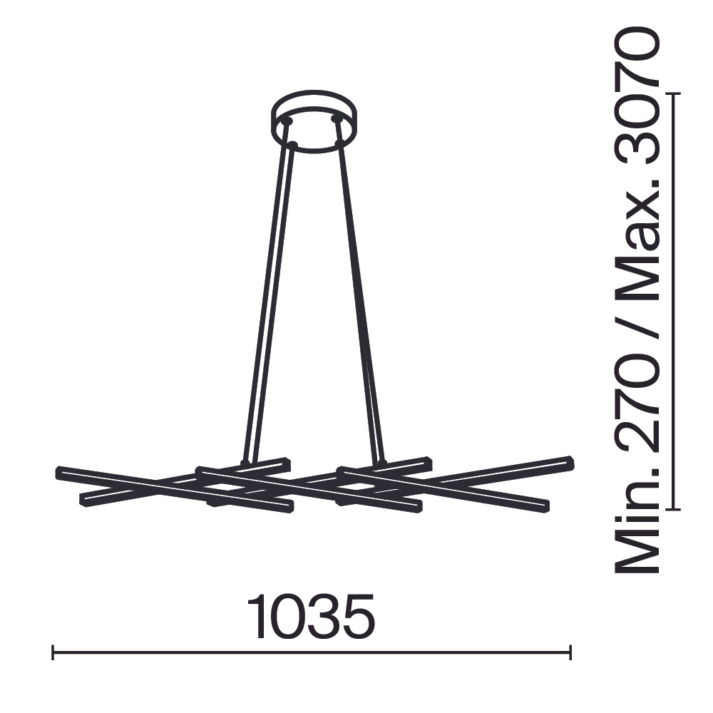 Подвесной светильник Maytoni MOD244PL-L50BSK