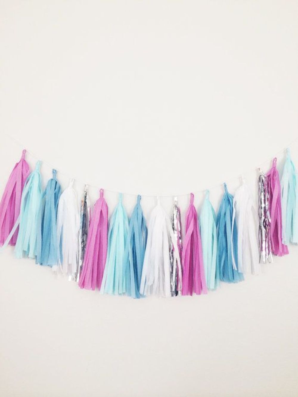 Гирлянда Тассел, Белый, 35*12 см, 12 листов.