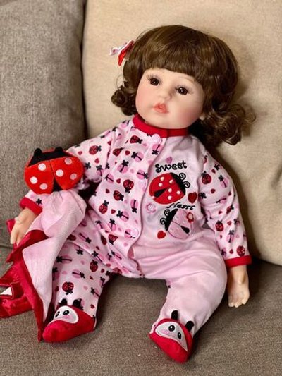 Кукла Реборн мягконабивная 48см в пакете (FA-076)