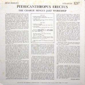 The Charlie Mingus Jazz Workshop / Pithecanthropus Erectus (LP)