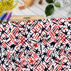 Ткань премиум шифон вибрирующие созвездия