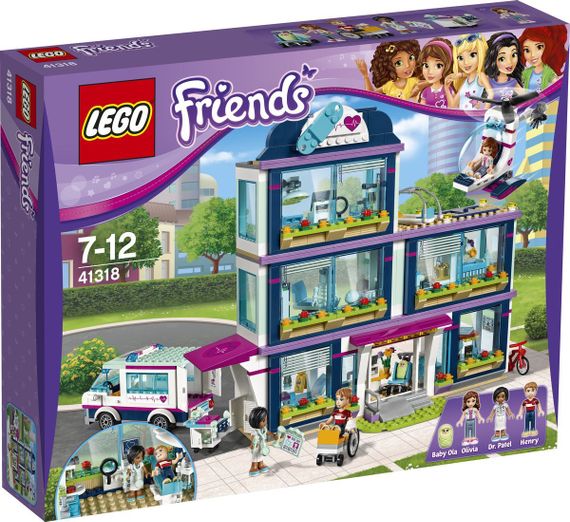Конструктор LEGO Friends 41318 Клиника Хартлейк-Сити
