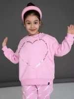 Свитшот для девочки, розовый