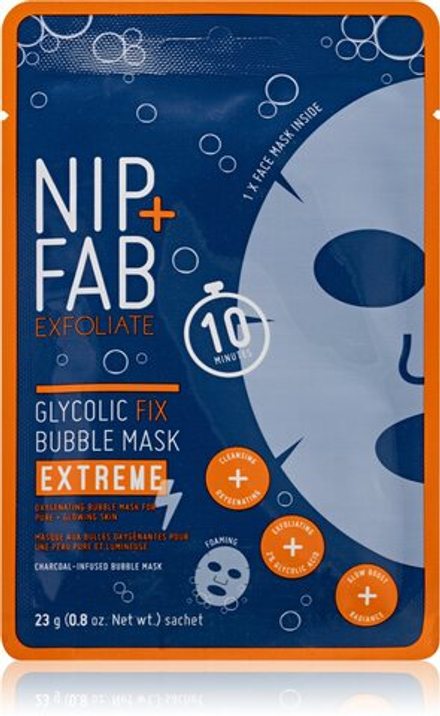 NIP+FAB Glycolic Fix Extreme - тканевая маска /   23  g  / GTIN 5060236978912