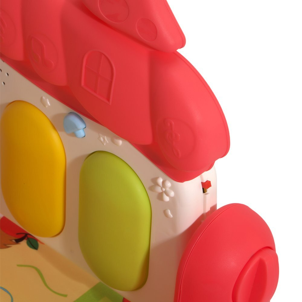 0333924/Детский мягкий развив. коврик овальной формы с муз. панелью, в/к 46*30*9 см/54