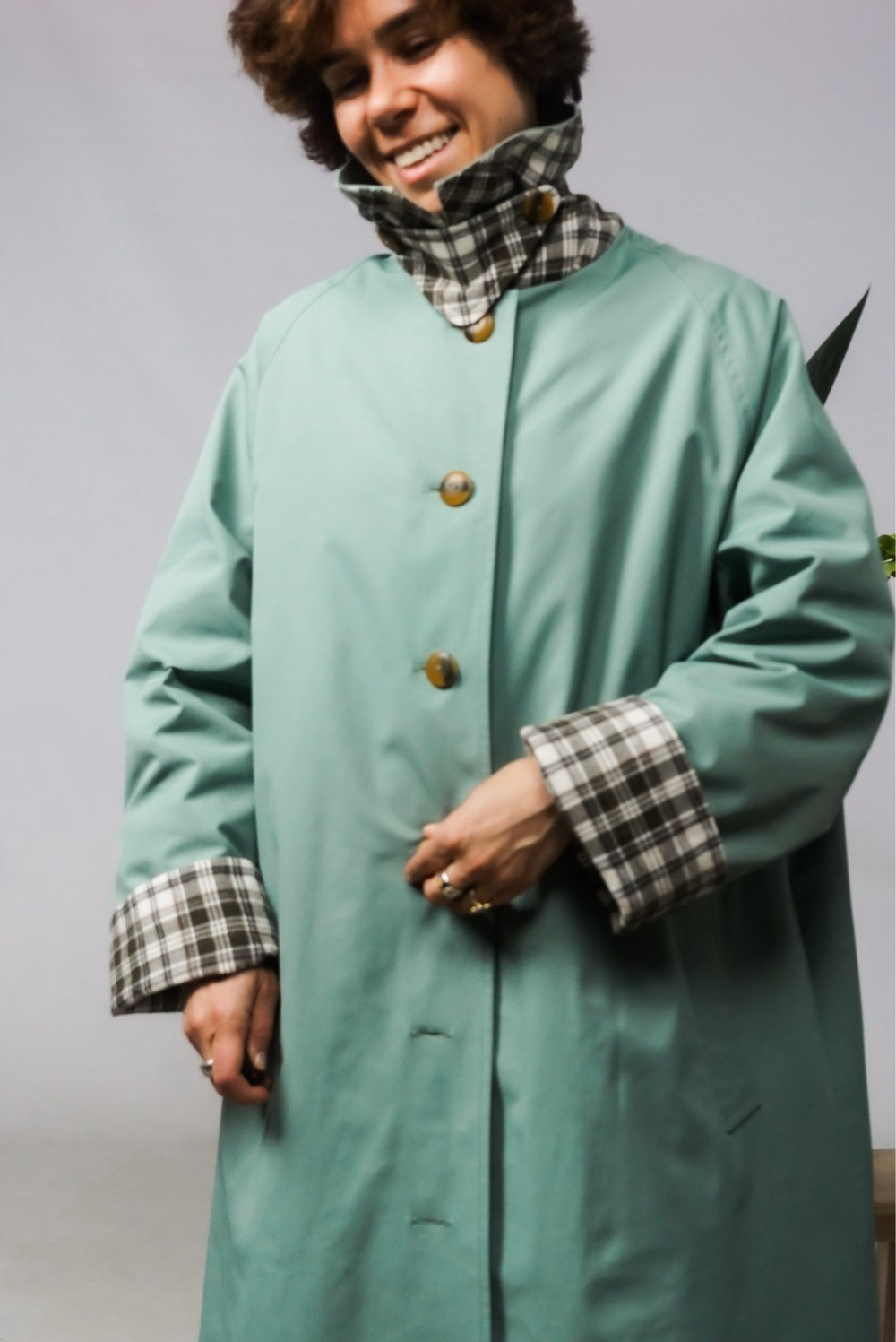 Плащ "Зое" Мята