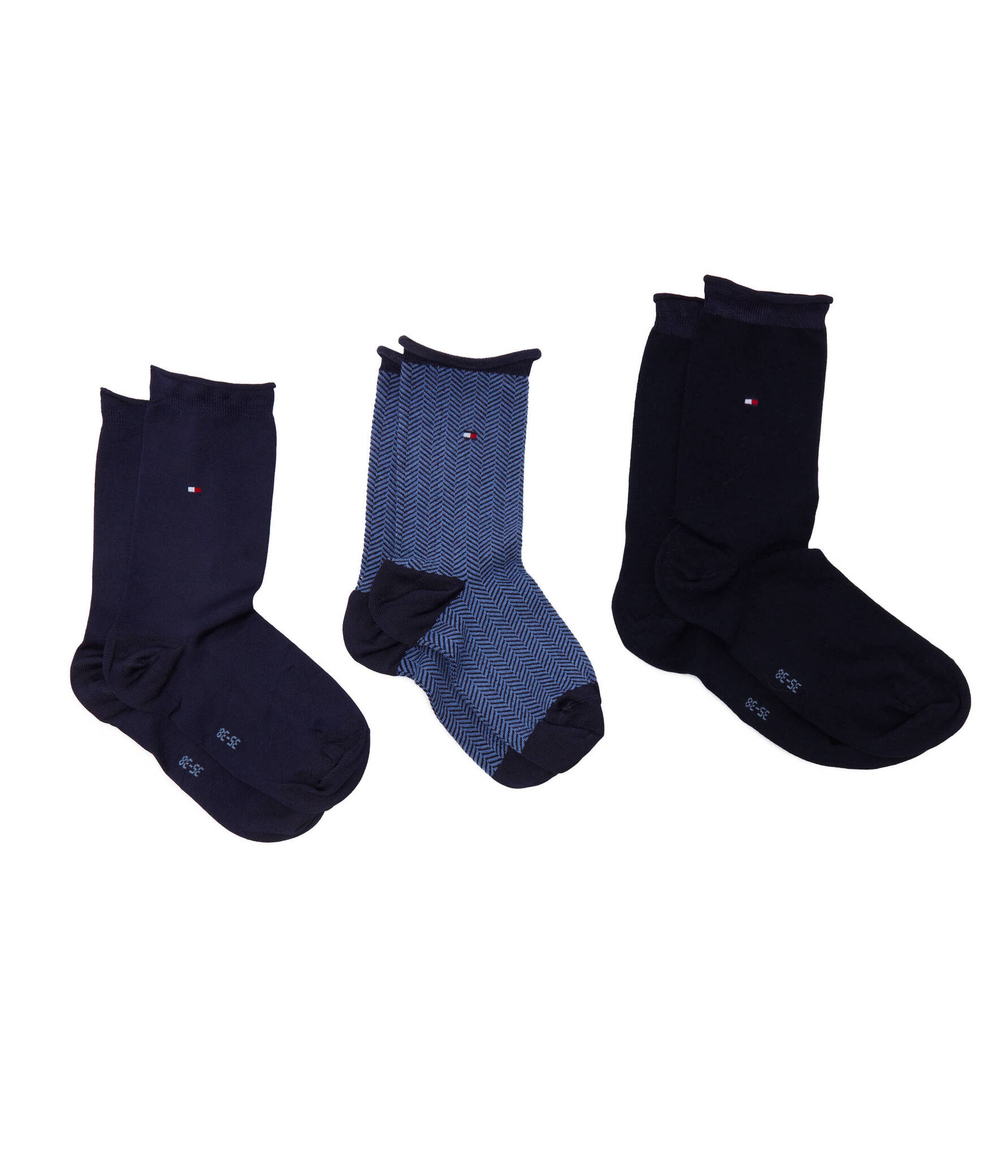 Носки 3 пары Tommy Hilfiger - темно-синий(701224920)