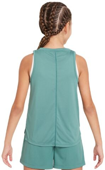 Футболка для девочки Nike Kids Dri-Fit One Training Tank - bicoastal/white