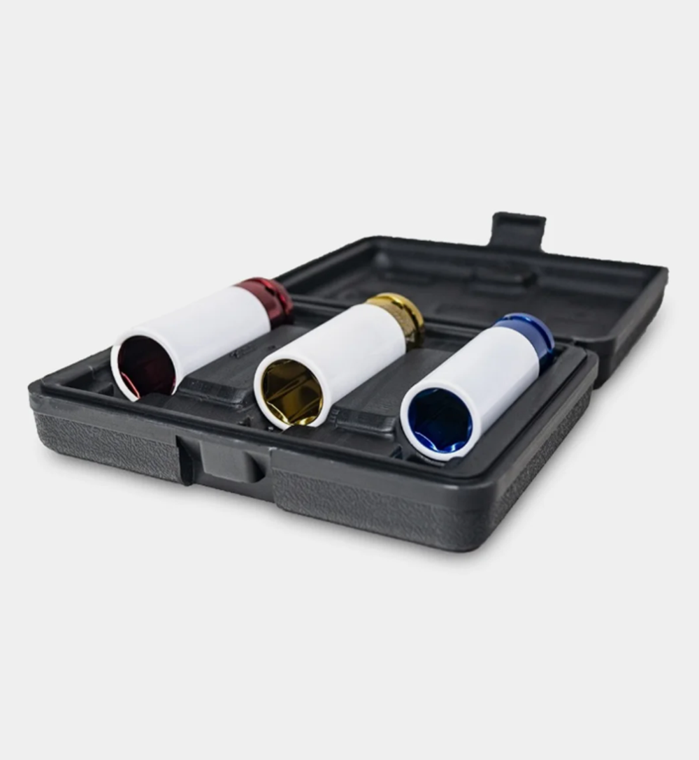 Набор головок AVS NG12-03IC торцевых ударных колесных, 1/2"DR, 3 предмета, A40933S