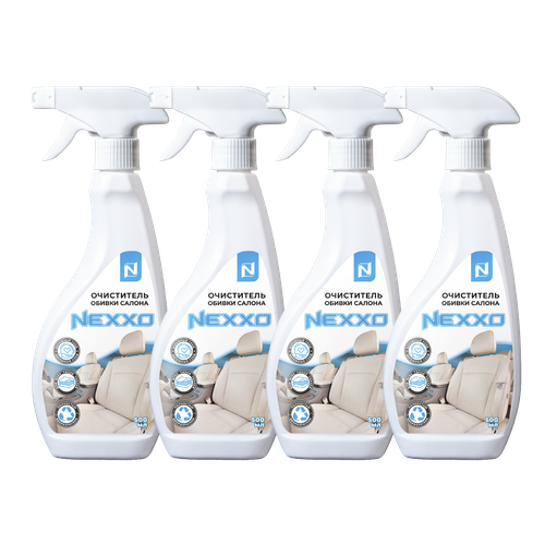 Комплект очиститель обивки салона авто NEXXO, 4 флакона по 500 мл