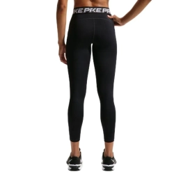 Женские леггинсы Nike Pro 365 Mid-Rise 7/8 - black/white/matte silver