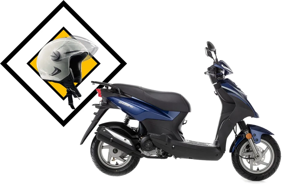 Скутер SYM ORBIT 50 + шлем SYM