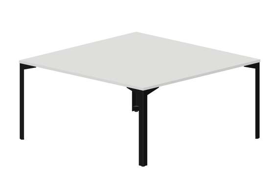 Составной стол на 2 рабочих места 158х156,6х75см, без отверстий