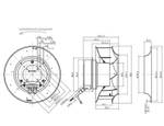 Центробежный вентилятор EC92-B225-032 092-007-B-001