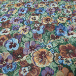 Мебельная ткань гобелен на отрез Садовые цветы (160 см) - 1 м.