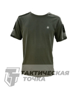 Футболка S. ARCHON олива с черными вставками