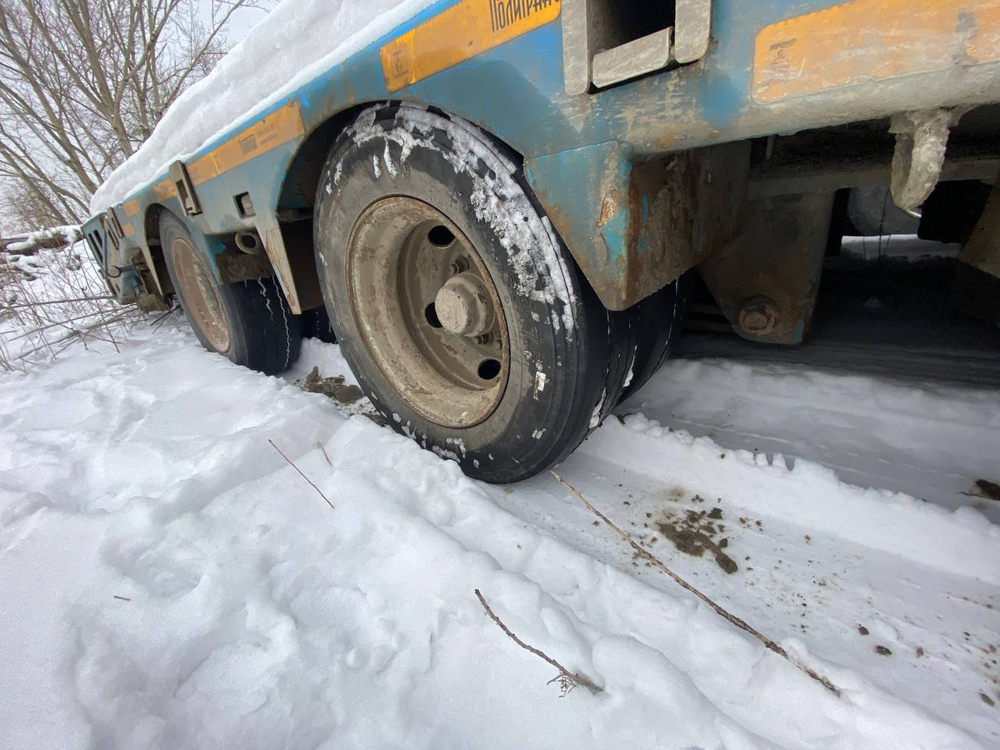 Политранс 94183* Полуприцеп тяжеловоз 3 оси 94183-010 (Не раздвижной)