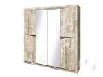 Шкаф 4-х Cпальня Ривьера (дуб юкон/дуб юкон; бетон темный)