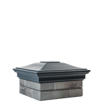 Колпак полимеркомпозитный Monblan 385*385 (1,5 кирпича) серый