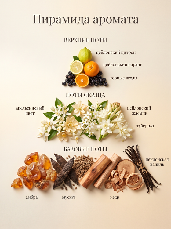 Парфюмированная вода в шариковом флаконе "ТУБЕРОЗА" (10мл)