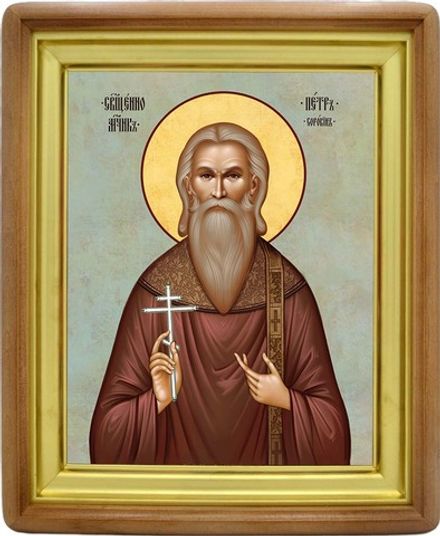 Петр Сорокин священномученик. Икона на холсте.