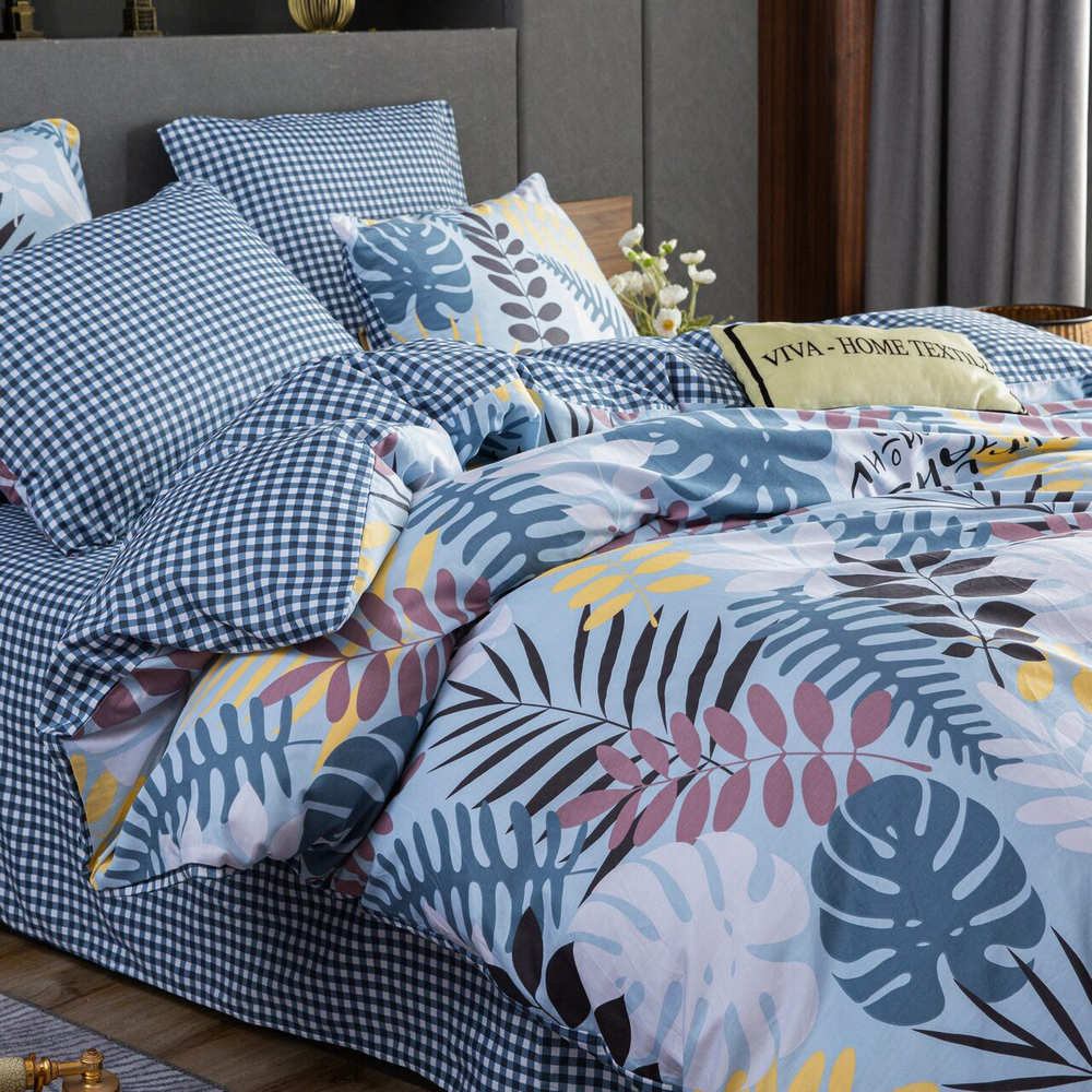 Комплект постельного белья Делюкс Сатин 100% хлопок L326