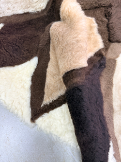 Ковер шкура натуральная овчина меховой