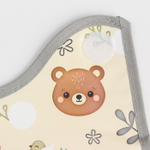 7104424 Нагрудник непромокаемый «Лесная сказка», на липучке, с карманом   7104424