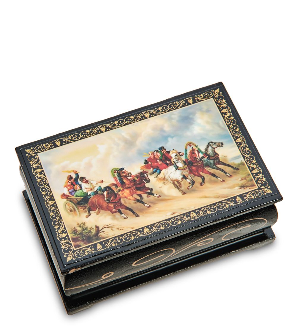 Народные промыслы ШК-11/ 1-S Шкатулка в технике декупаж (6х9х4)