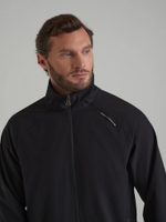 Спортивный костюм мужской 15M-RR-1589 черный плащёвка