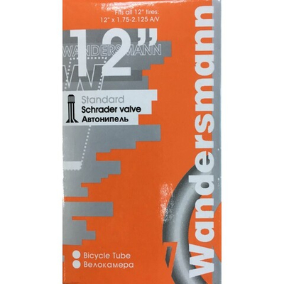 Камера вело колясочная 12х1.75-2.125 прямой ниппель