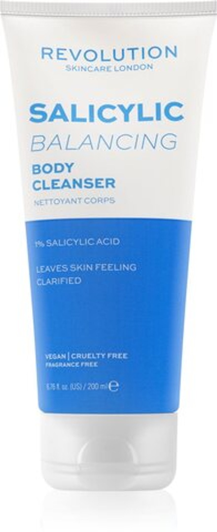 Revolution Skincare Body Salicylic (Balancing) - гель для душа с АНА /   200  ml  / GTIN 5057566328395