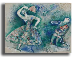 Репродукция "Шагал - Танцы"