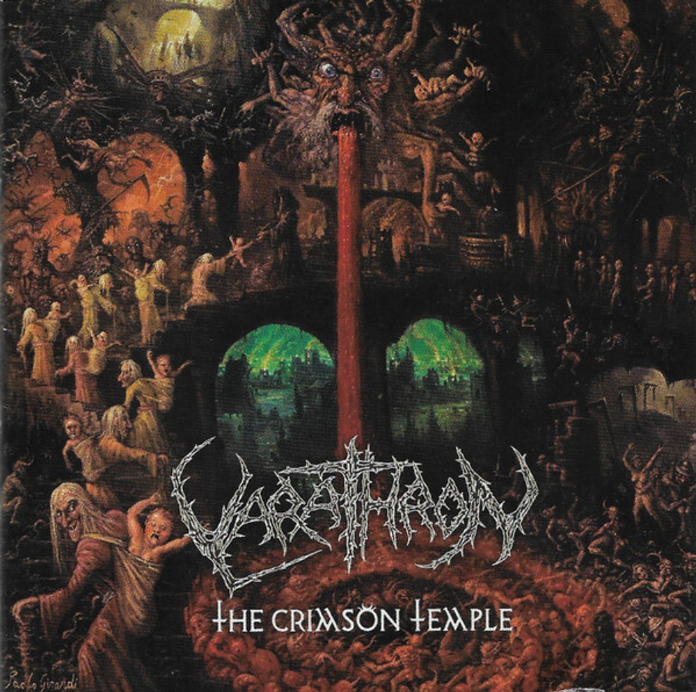 VARATHRON - The Crimson Temple, музыкальный компакт диск, black metal
