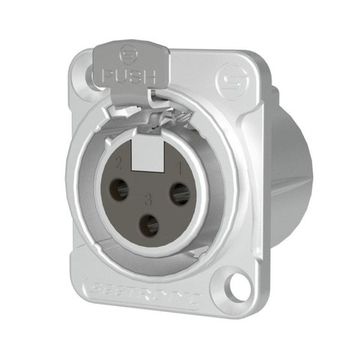 Seetronic MJ3F2C Панельный разъём XLR тип D, "папа", 3-контактный