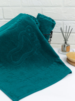 Полотенце махровое, г/к, 50х70, арт. S 50-70 BS, 450 гр/м2, цвет: 507-темно-зеленый,