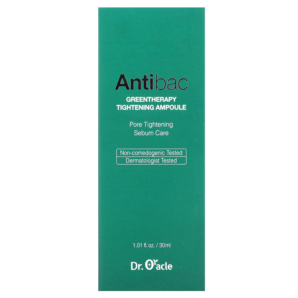 Dr. Oracle, Antibac, Greentherapy, укрепляющая ампула, 30 мл (1,01 жидк. унц.)